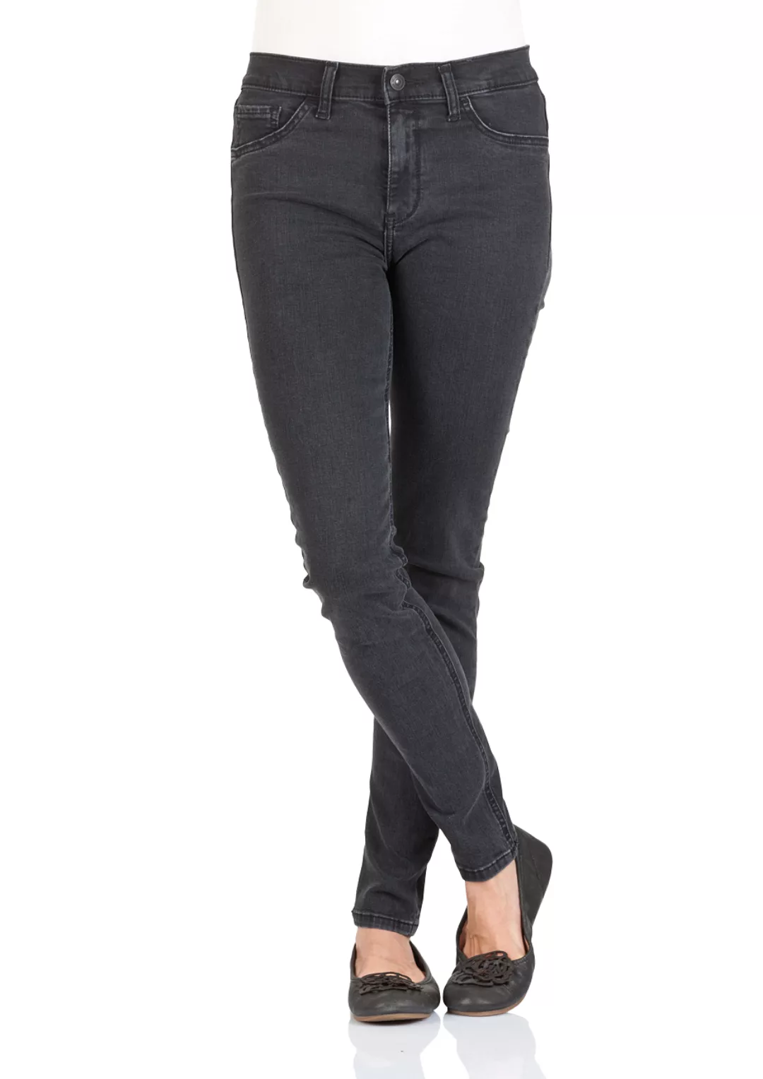 LTB Damen Jeans Isabella Skinny Fit - Grau - Anthracite Wash günstig online kaufen