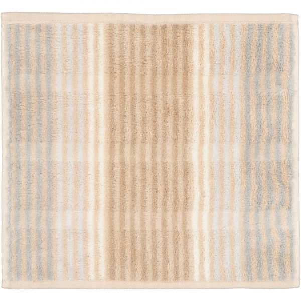 Cawö - Noblesse Cashmere Streifen 1056 - Farbe: sand - 33 - Seiflappen 30x3 günstig online kaufen