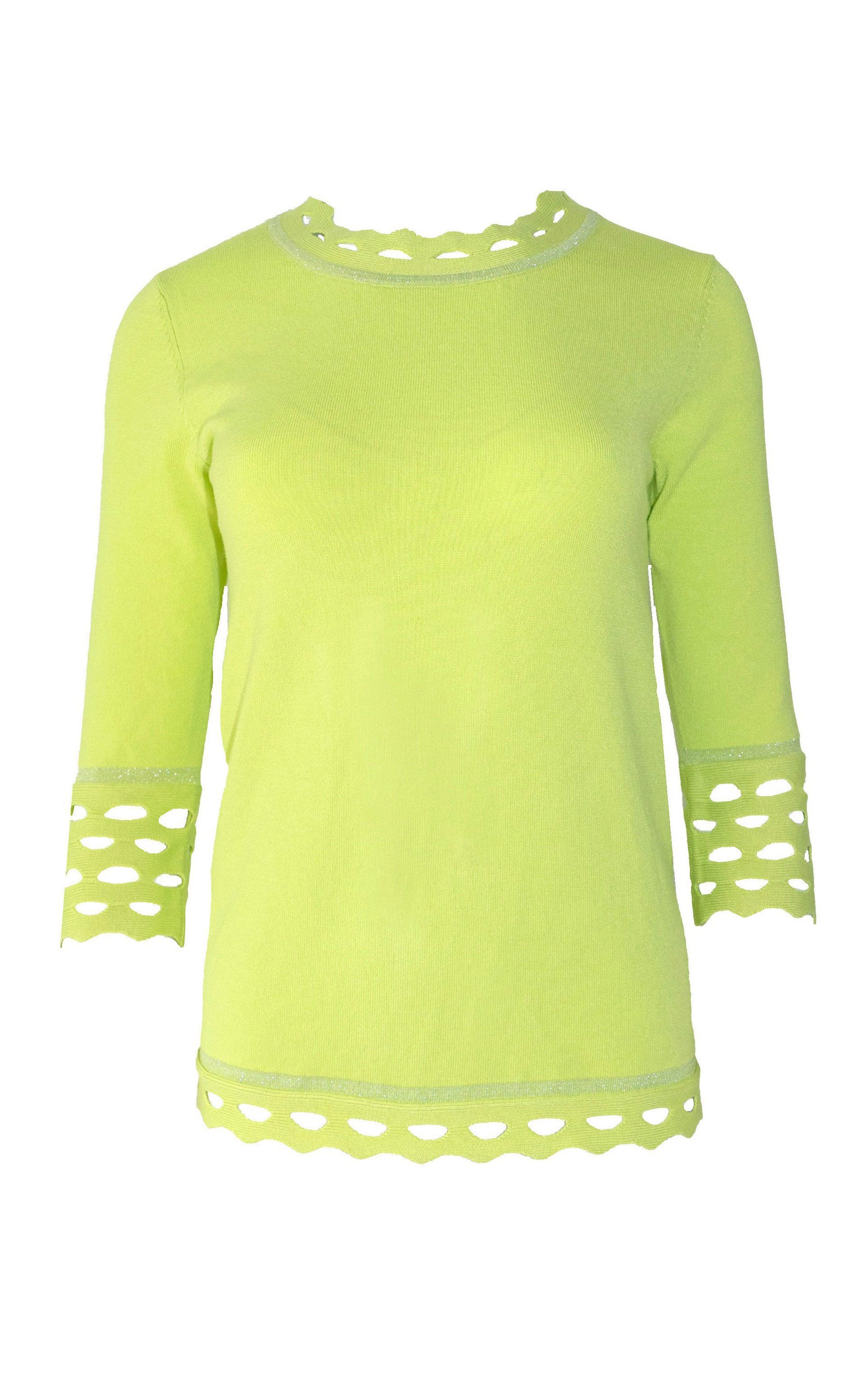 Passioni 3/4 Arm-Pullover mit kleinen Cut günstig online kaufen