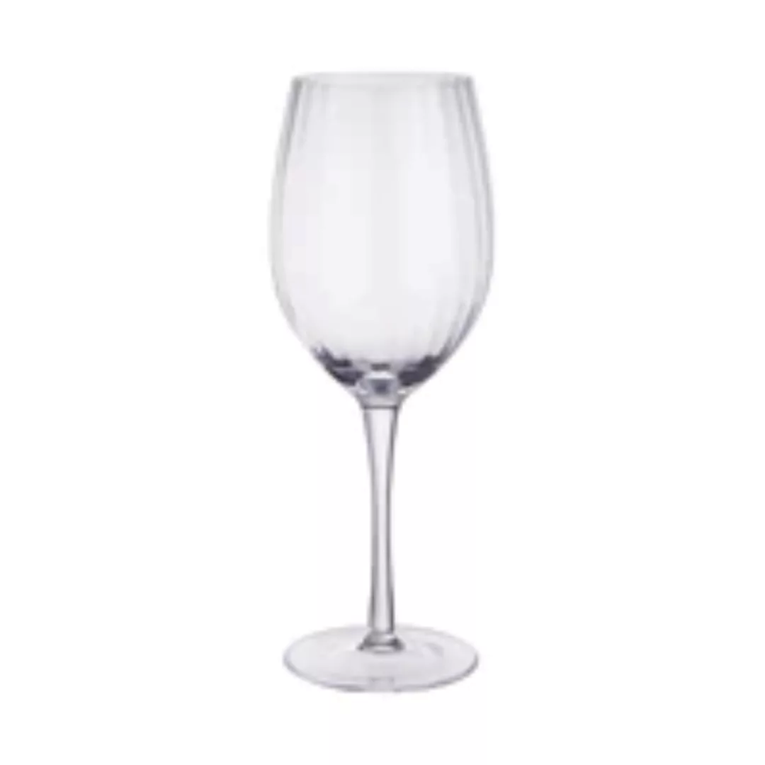 MODERN TIMES Rotweinglas mit Rillen 550ml günstig online kaufen