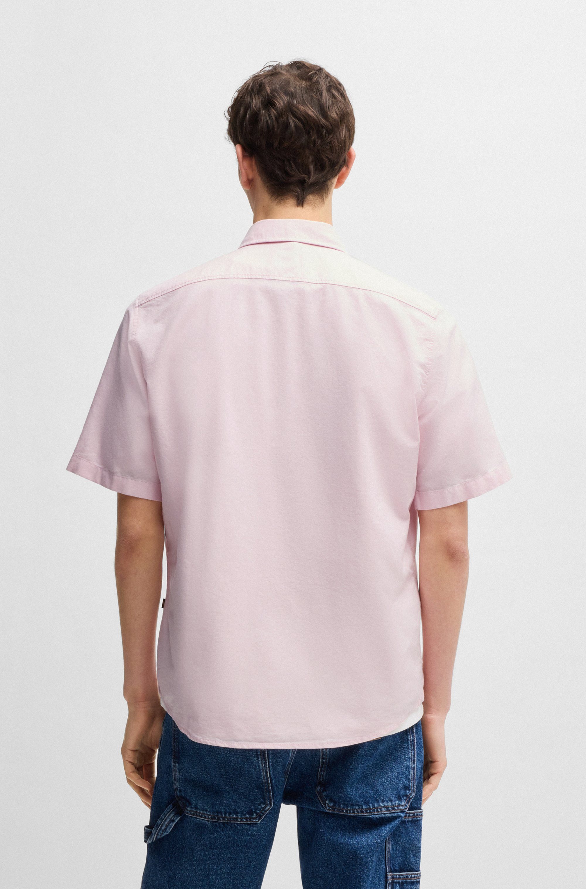 BOSS ORANGE Kurzarmhemd Rash mit tonigem günstig online kaufen