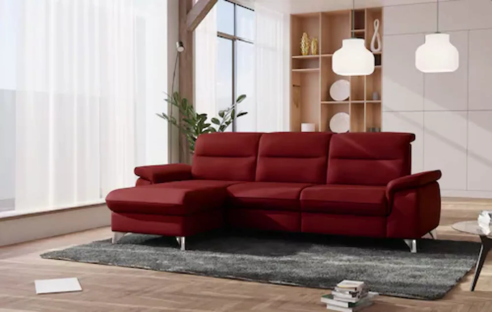 sit&more Ecksofa Astoria L-Form, wahlweise mit motorischer Relaxfunktion günstig online kaufen