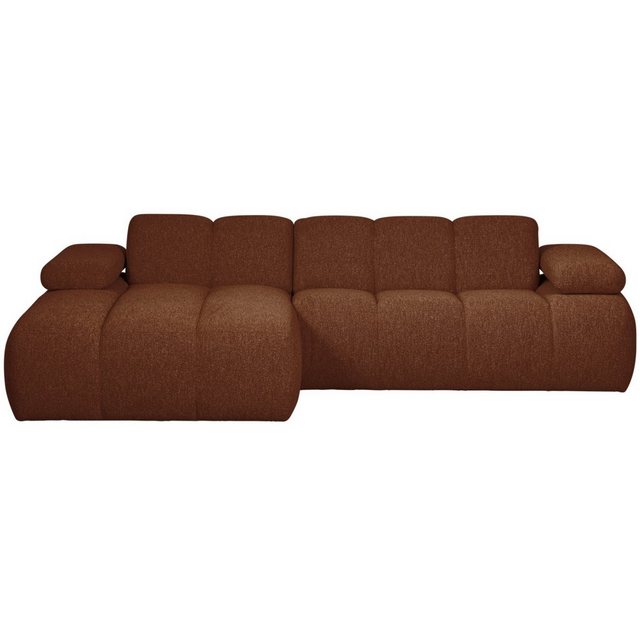 WOOOD Ecksofa Longchair-Sofa Mojo Links - Bouclé Beige meliert, Freistellba günstig online kaufen