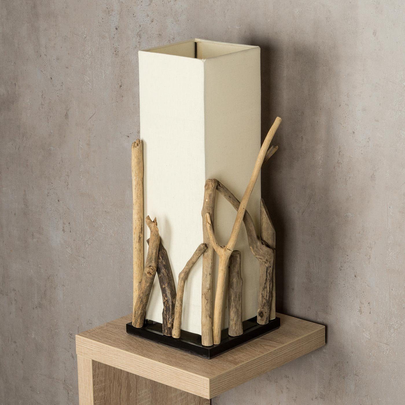 Levandeo® Nachttischlampe, Lampe Tischlampe aus Holz günstig online kaufen