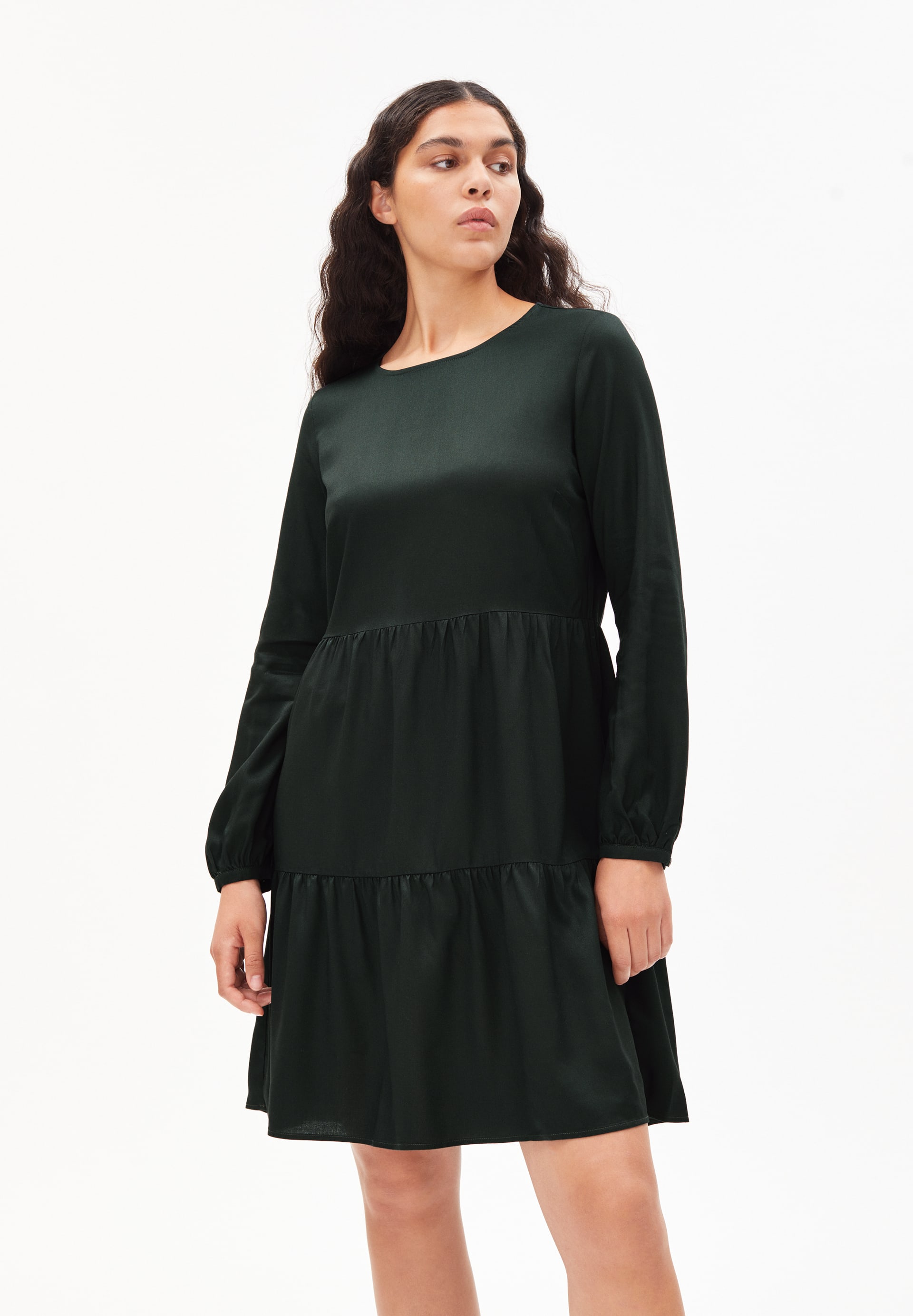 Kleid MIRELAA in vintage green von ARMEDANGELS günstig online kaufen