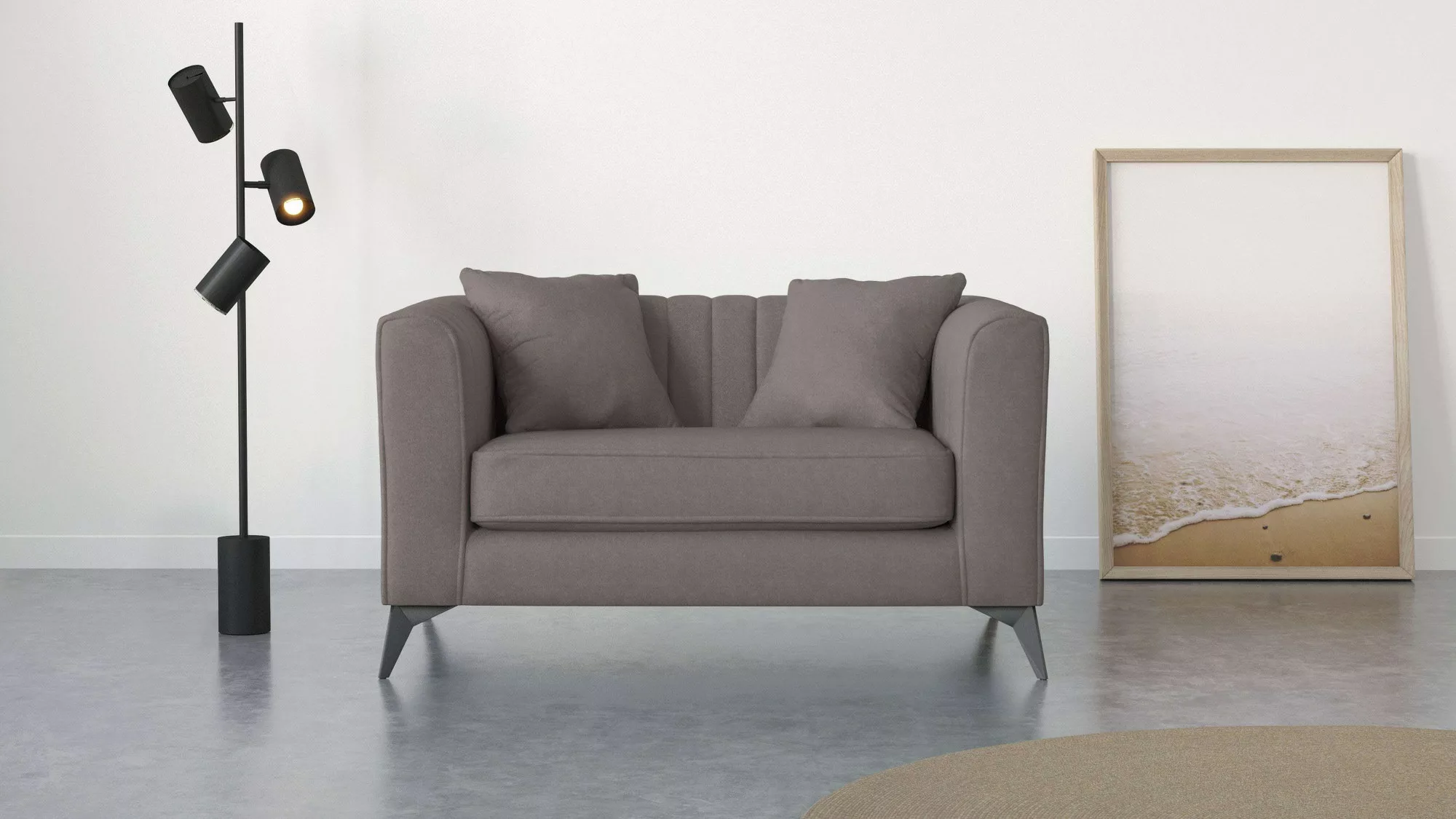 Places of Style Loveseat "MATTHEW B/T/H: 130/86/74 cm" günstig online kaufen