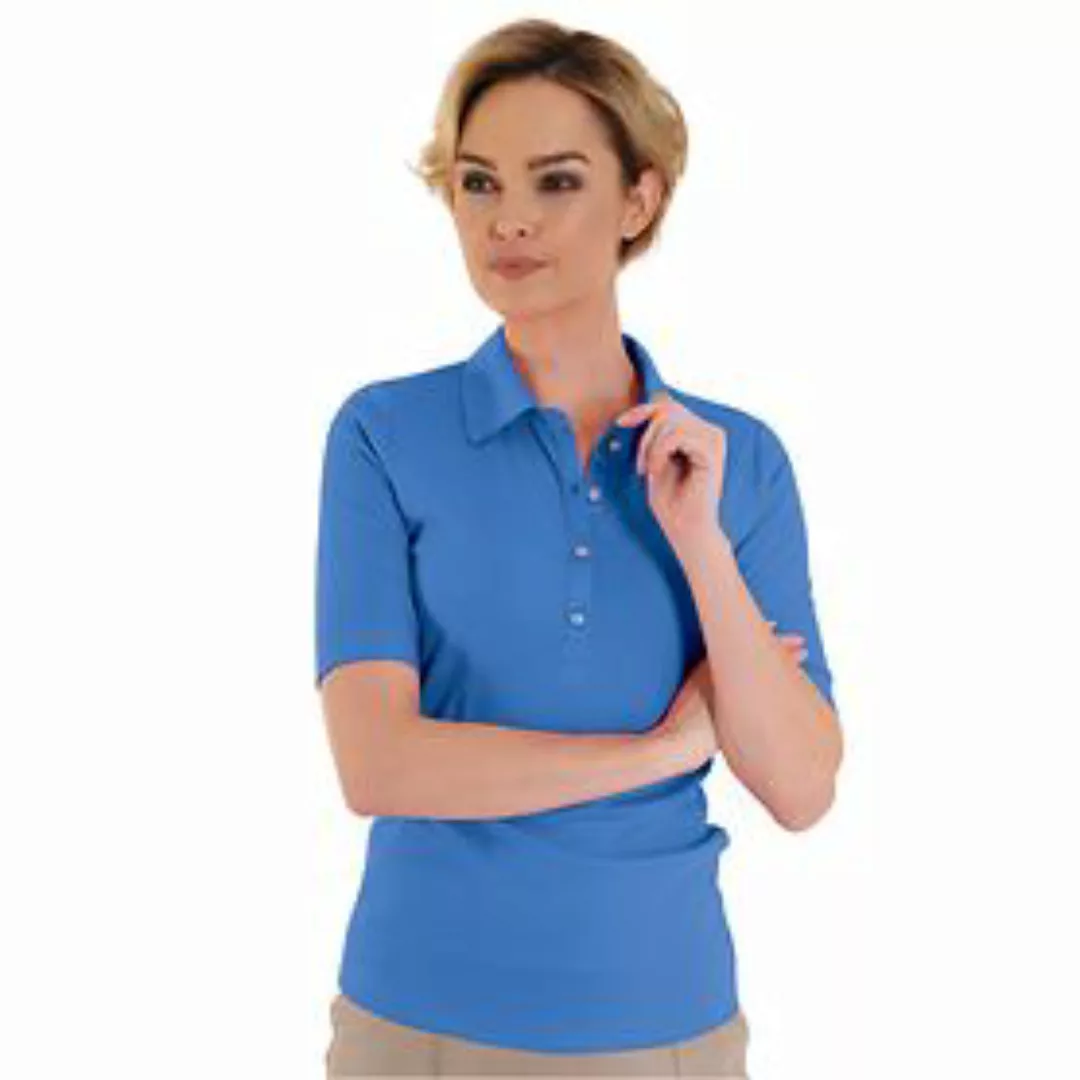 Poloshirt 'Stephie' blau Gr.42 günstig online kaufen