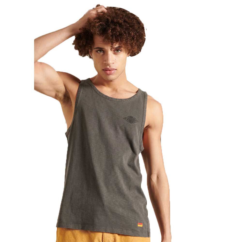 Superdry La Beach Ärmelloses T-shirt XL Washed Black günstig online kaufen