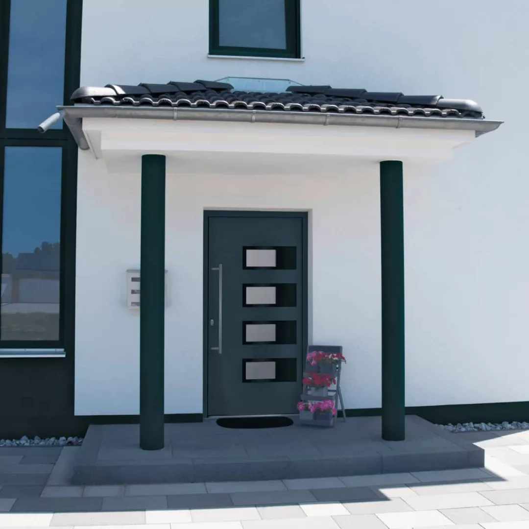 Vidaxl Haustür Anthrazit 110x210 Cm Aluminium Und Pvc günstig online kaufen