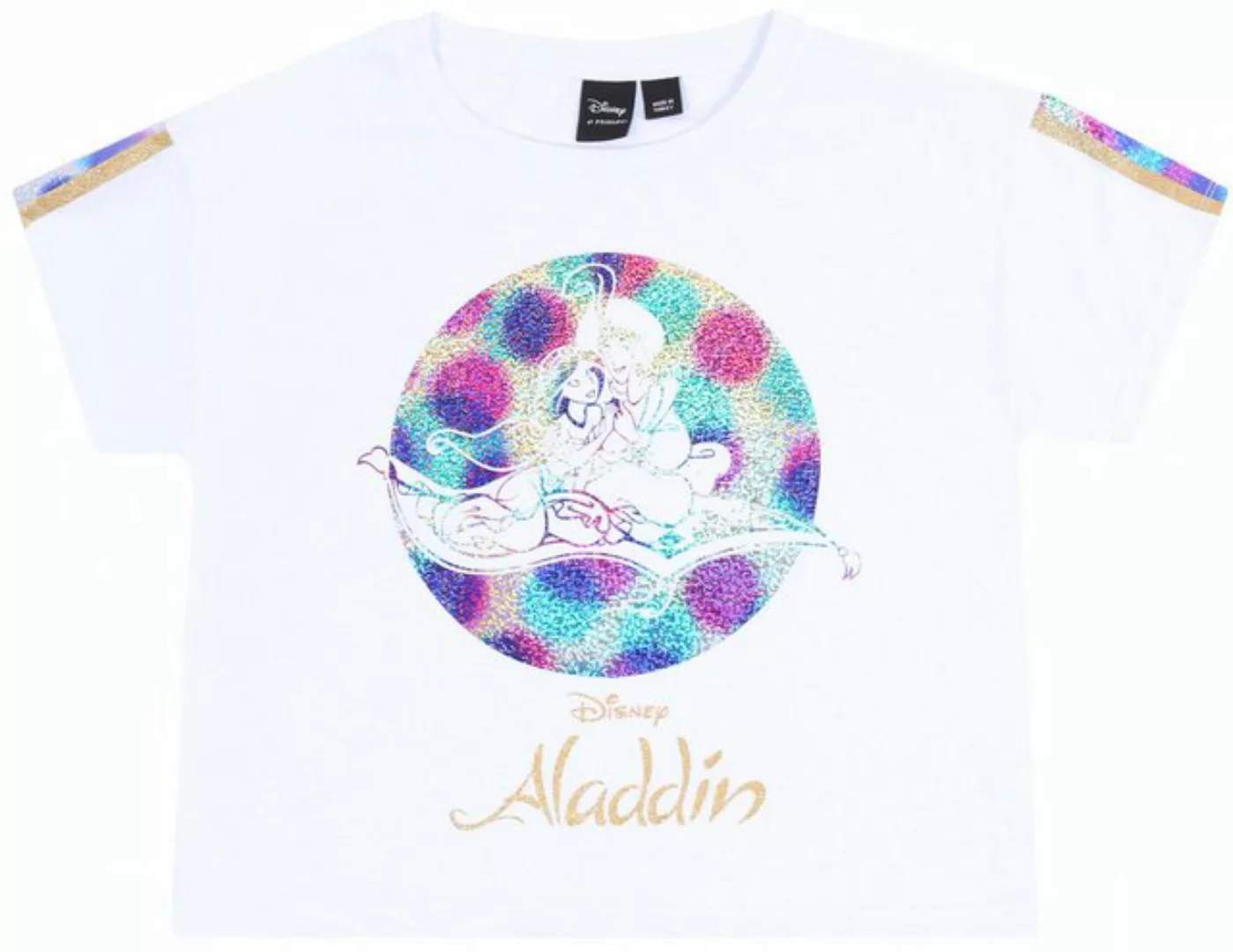 Sarcia.eu Kurzarmbluse Weißes T-Shirt, Aladdin DISNEY T-Shirt 12-13 Jahre günstig online kaufen