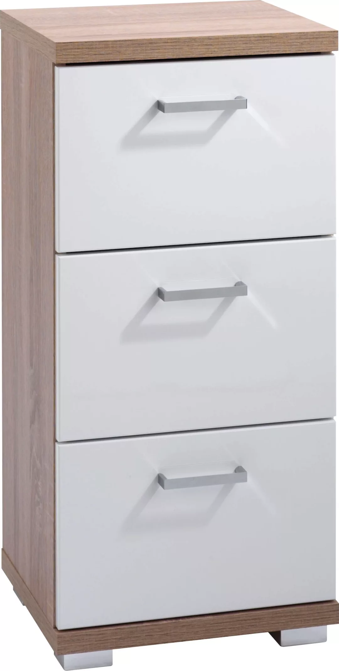 byLIVING Badkommode "Nebraska", Breite 35 cm, Badezimmerschrank mit Metallg günstig online kaufen