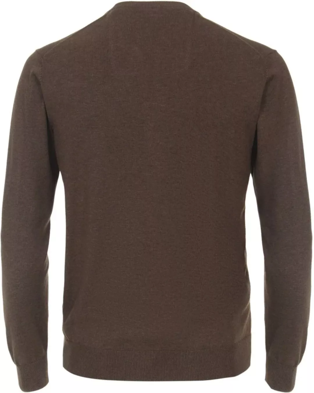 Casa Moda Pullover V-Ausschnitt Braun - Größe XXL günstig online kaufen