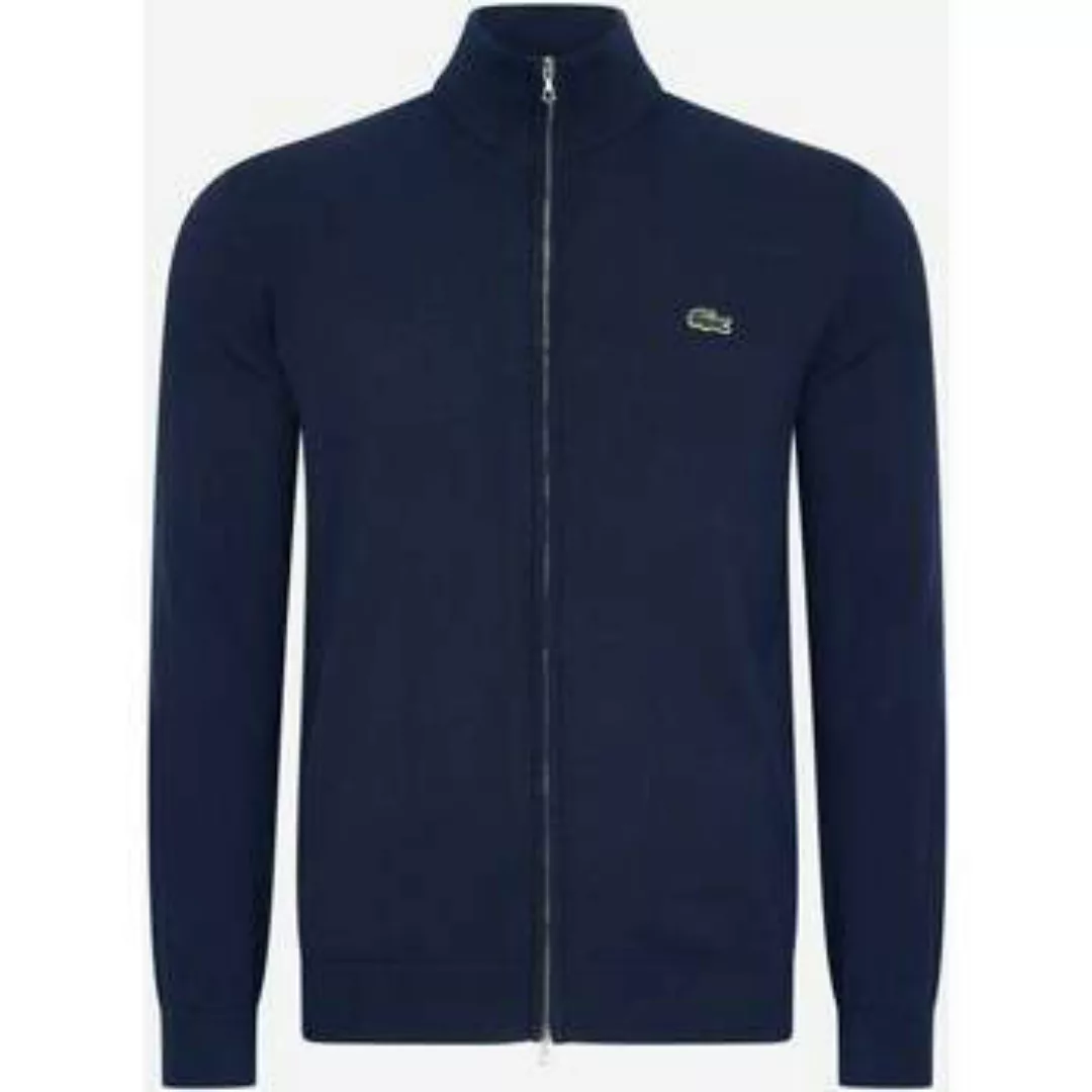 Lacoste  Strickjacken Pullover mit Reißverschluss – Marineblau günstig online kaufen