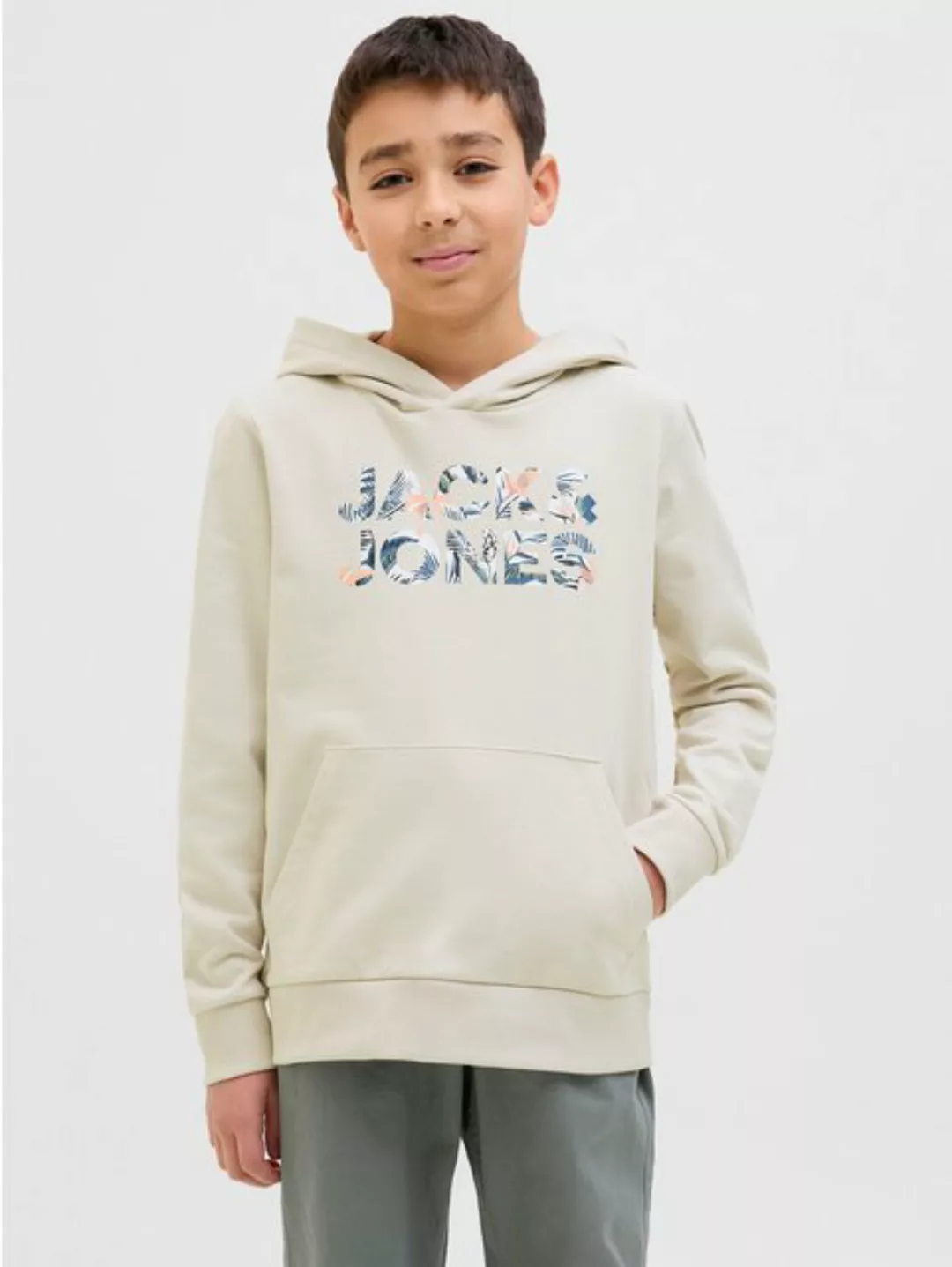 Jack & Jones Junior Kapuzensweatshirt JJEBRYAN CORP LOGO SWEAT HOOD NOOS JN günstig online kaufen