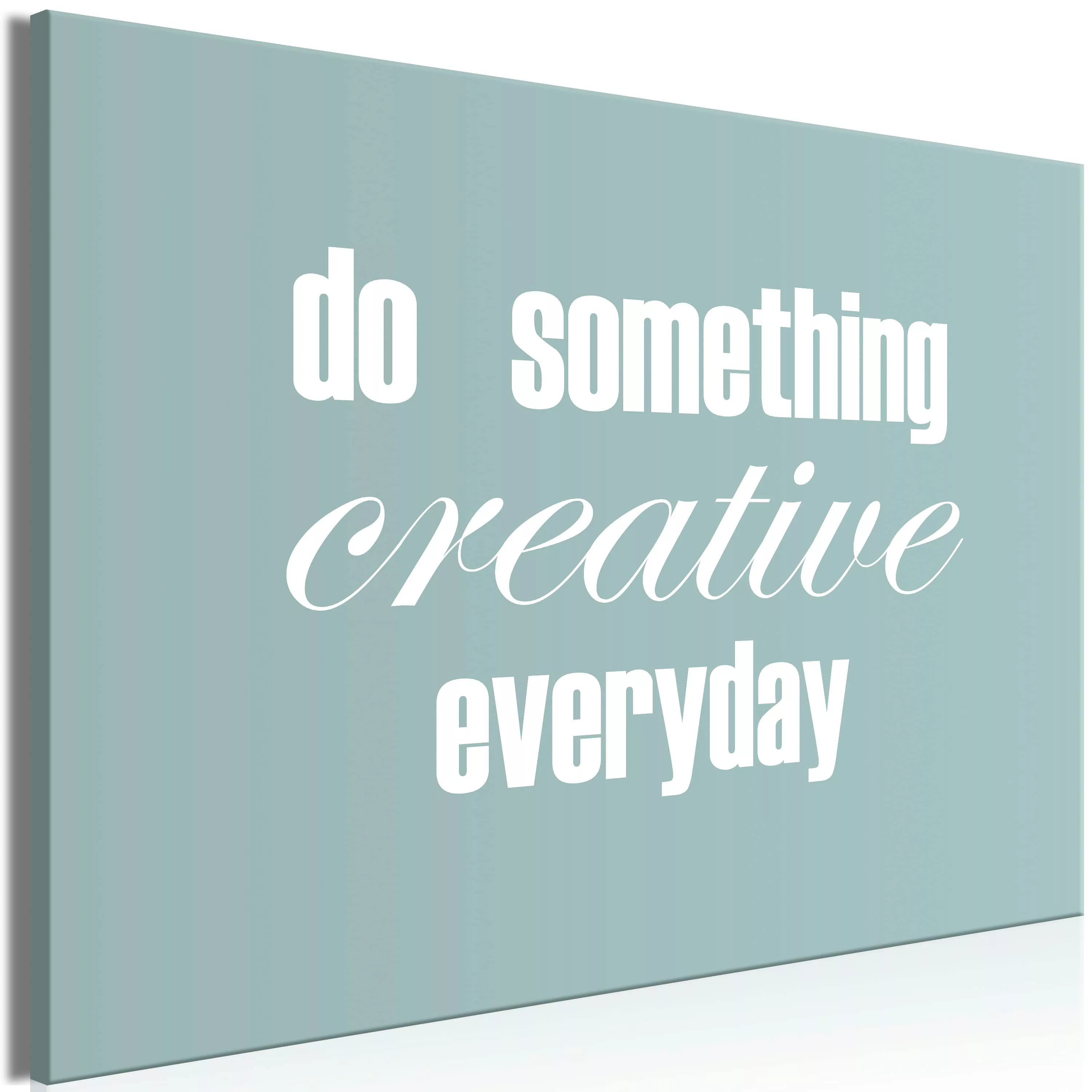 Wandbild - Do Something Creative Everyday (1 Part) Wide günstig online kaufen