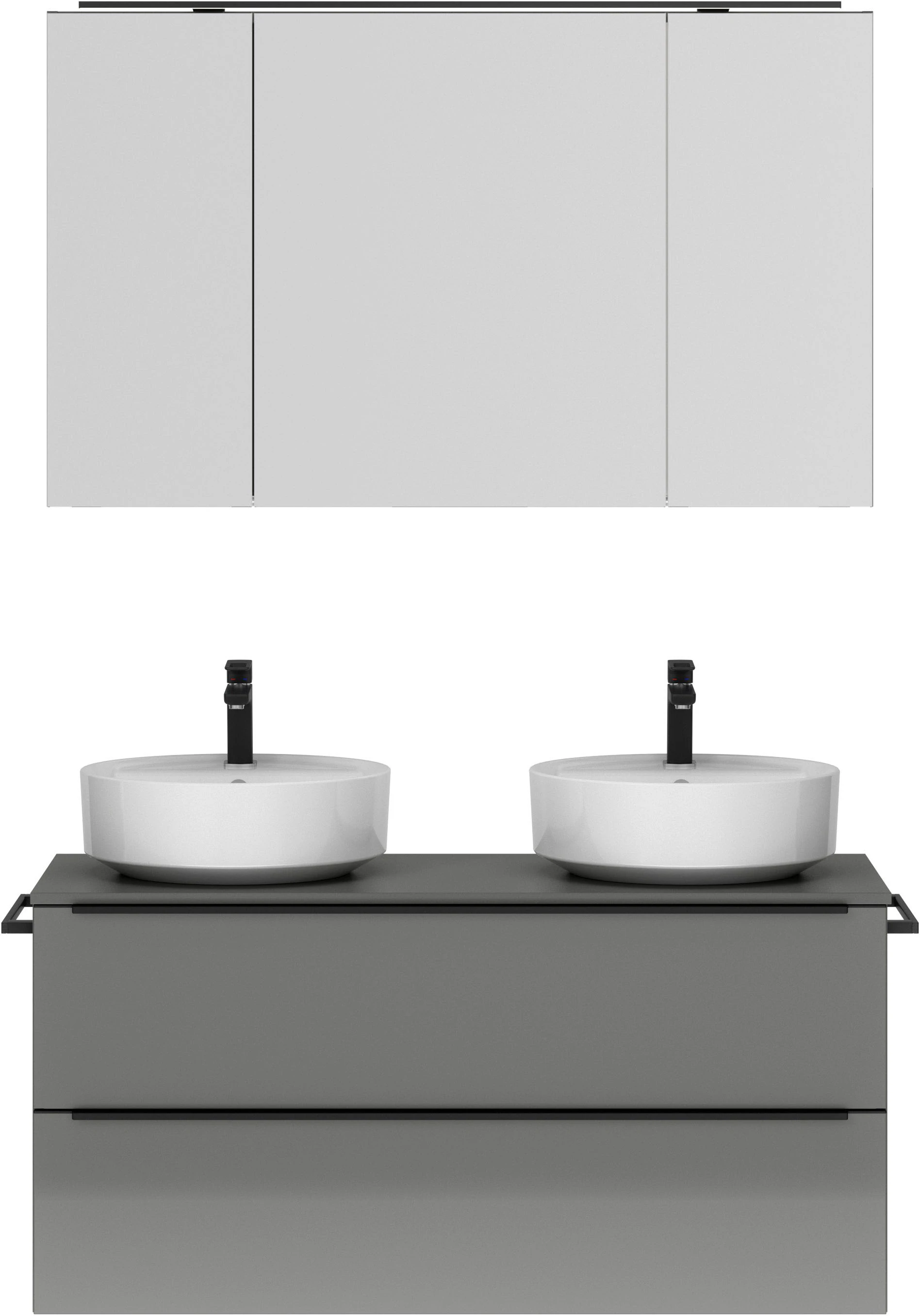 nobilia® Badmöbel-Set »Alvene«, (2 St., vormontiert, mit Soft-Close), inkl. günstig online kaufen