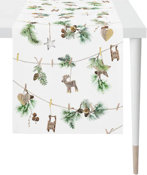 APELT Tischläufer »9532 WINTERWELT, Weihnachtsdeko, Weihnachten«, (1 St.), günstig online kaufen