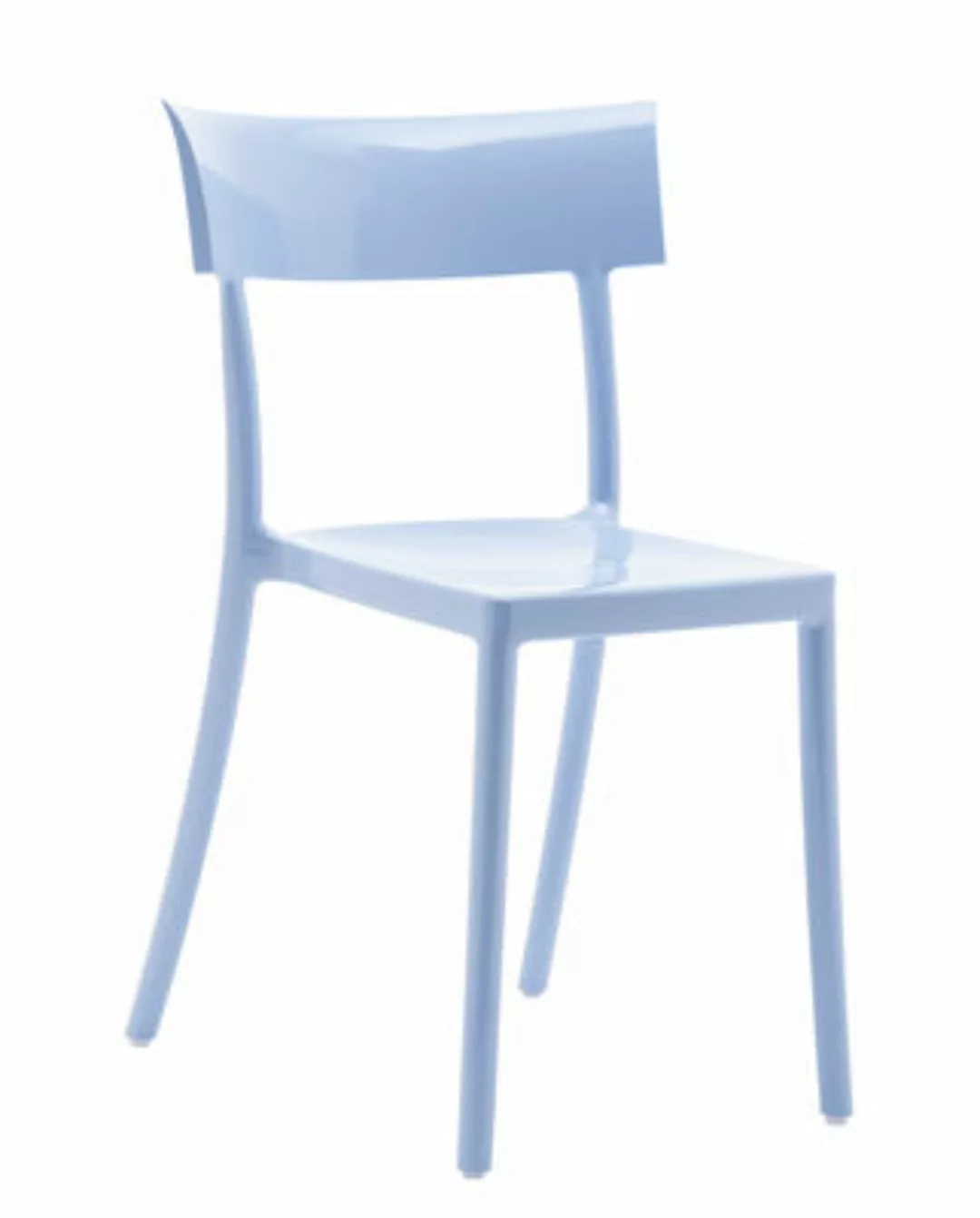 Stapelbarer Stuhl Generic Catwalk plastikmaterial blau / Polykarbonat - Kar günstig online kaufen