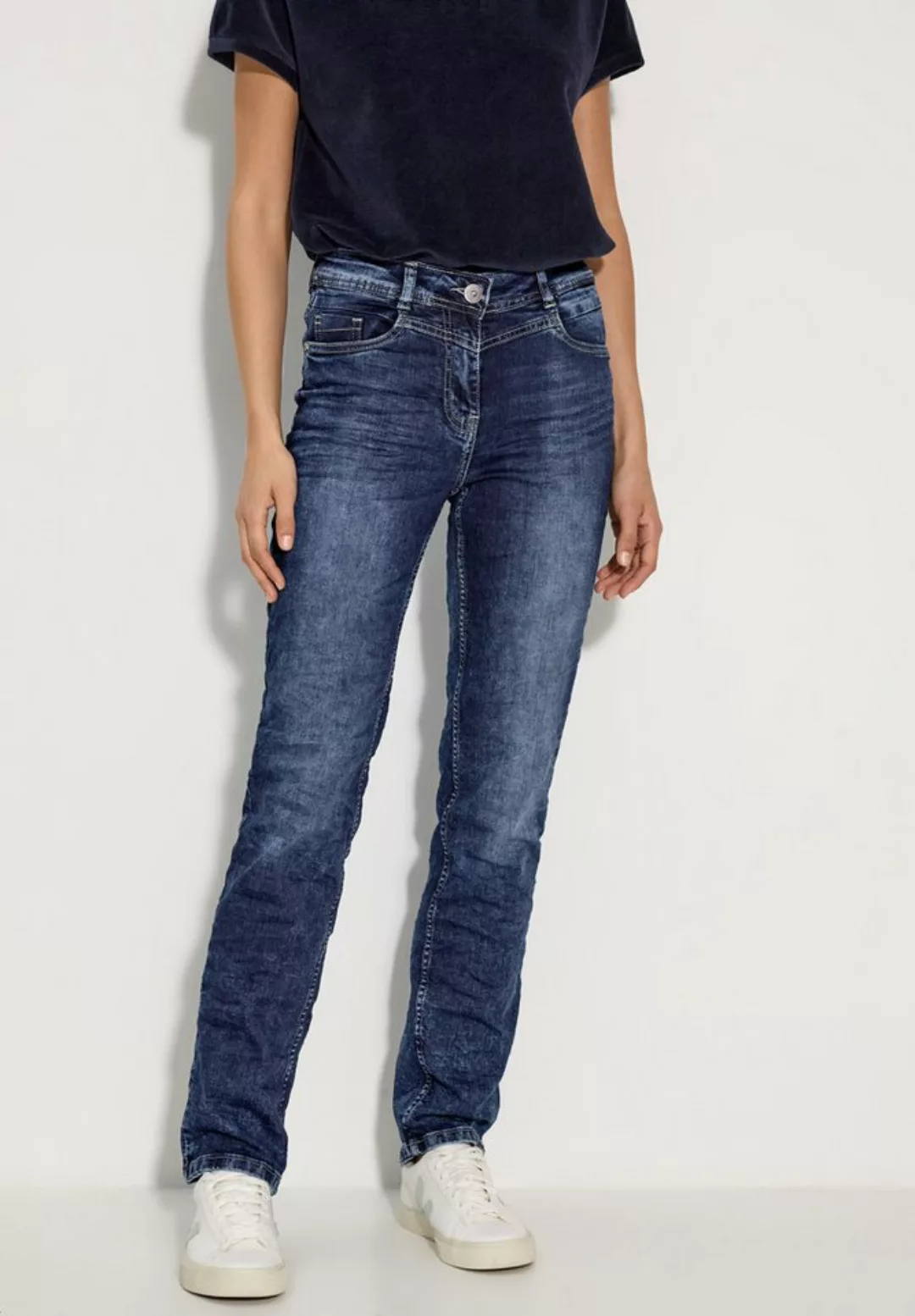 Cecil Slim-fit-Jeans, High Waist günstig online kaufen