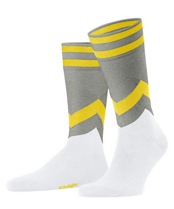 Burlington Argyle Racing Herren Socken, 40-46, Grau, AnderesMuster, Baumwol günstig online kaufen