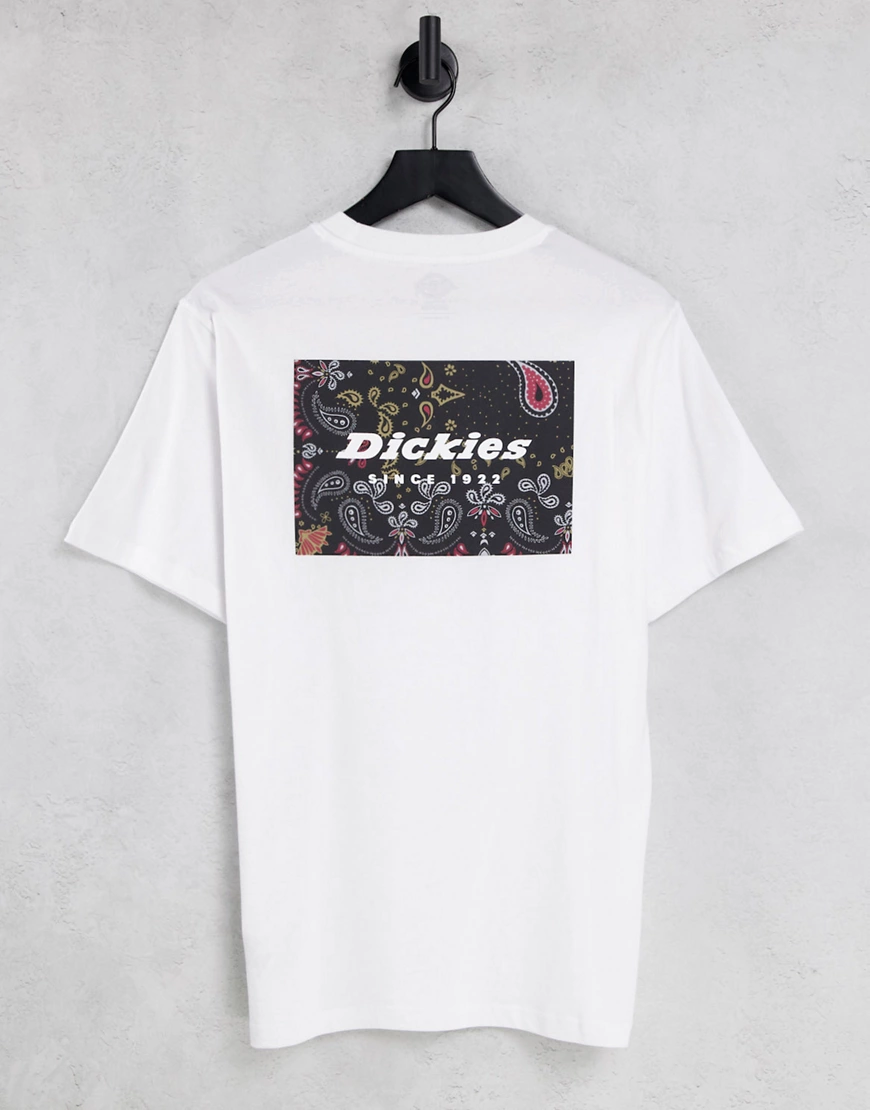 Dickies – Reworked – T-Shirt in Weiß mit Rückenprint günstig online kaufen