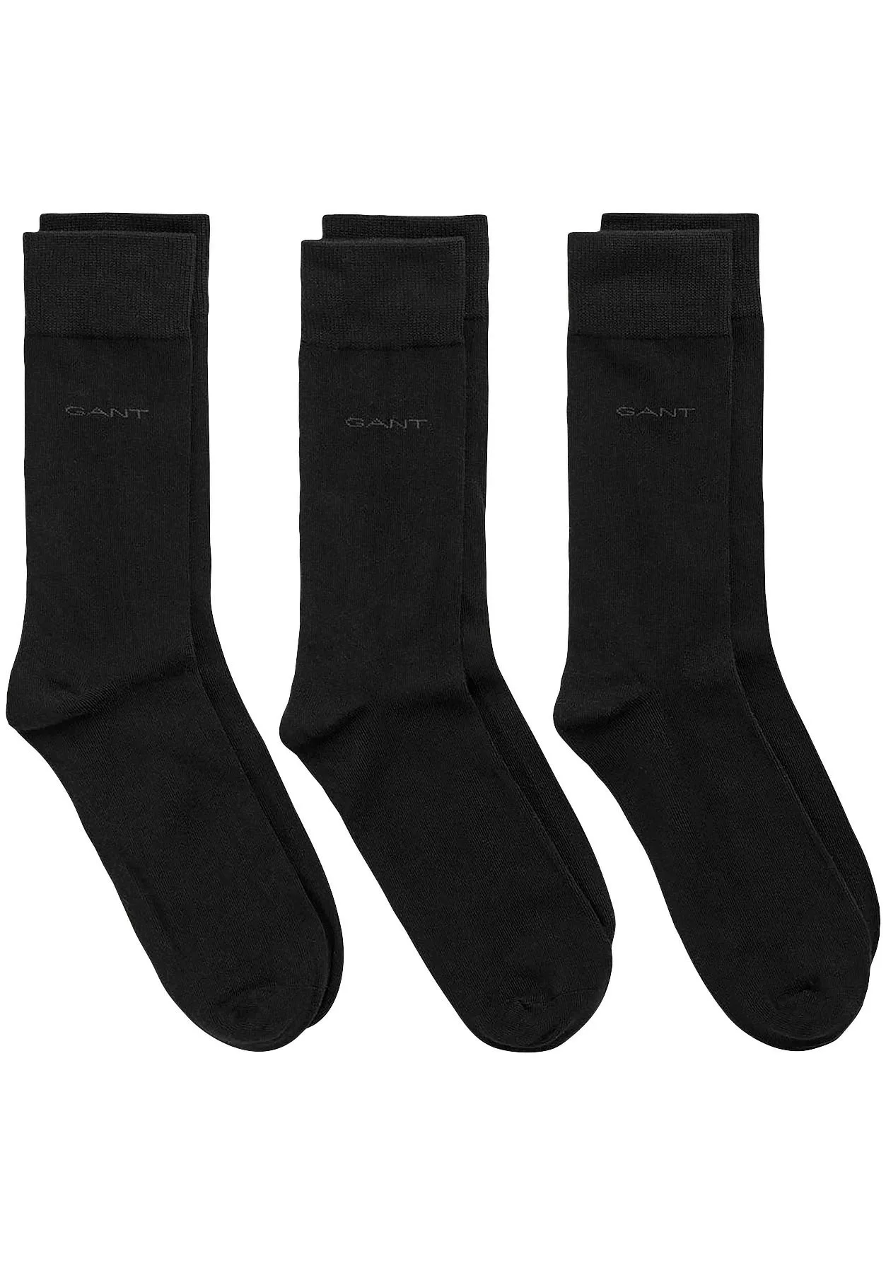 Gant Basicsocken "SOFT COTTON SOCKS 3-PACK", (Packung, 3 Paar, 3), mit Logo günstig online kaufen