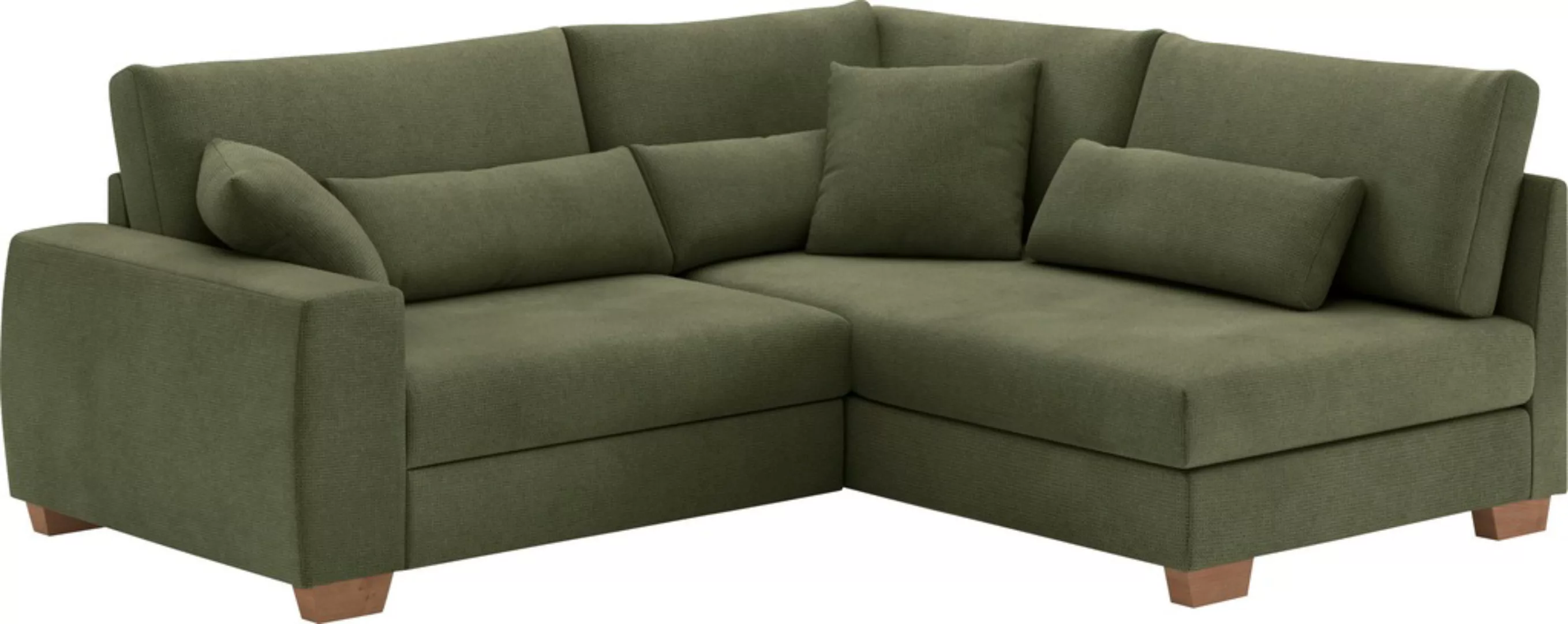 Mr. Couch Ecksofa »Helena L-Form«, Mit Federkern, wahlweise mit Bettfunktio günstig online kaufen