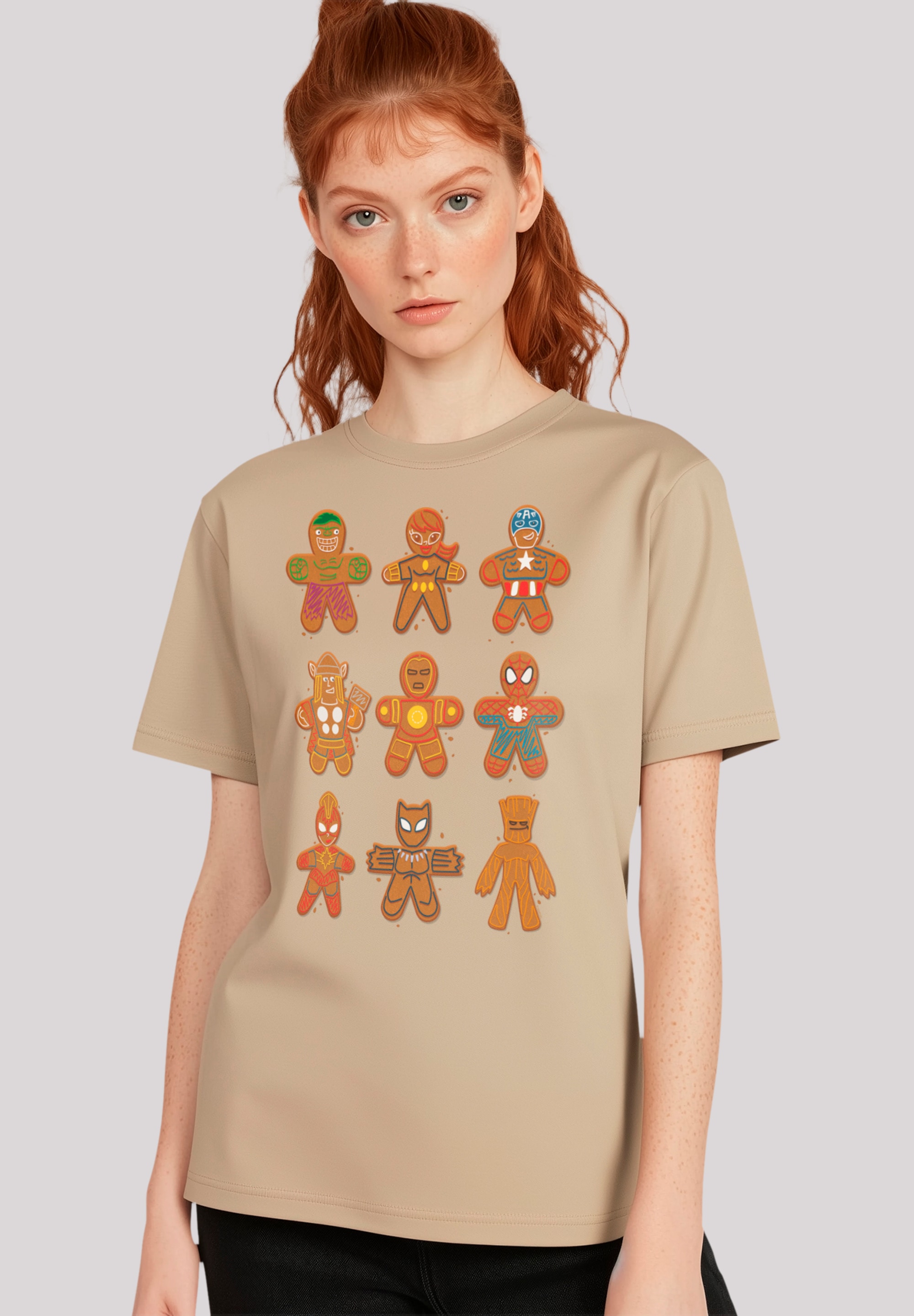 F4NT4STIC T-Shirt "Marvel Universe Christmas Gingerbread Avengers", Premium günstig online kaufen