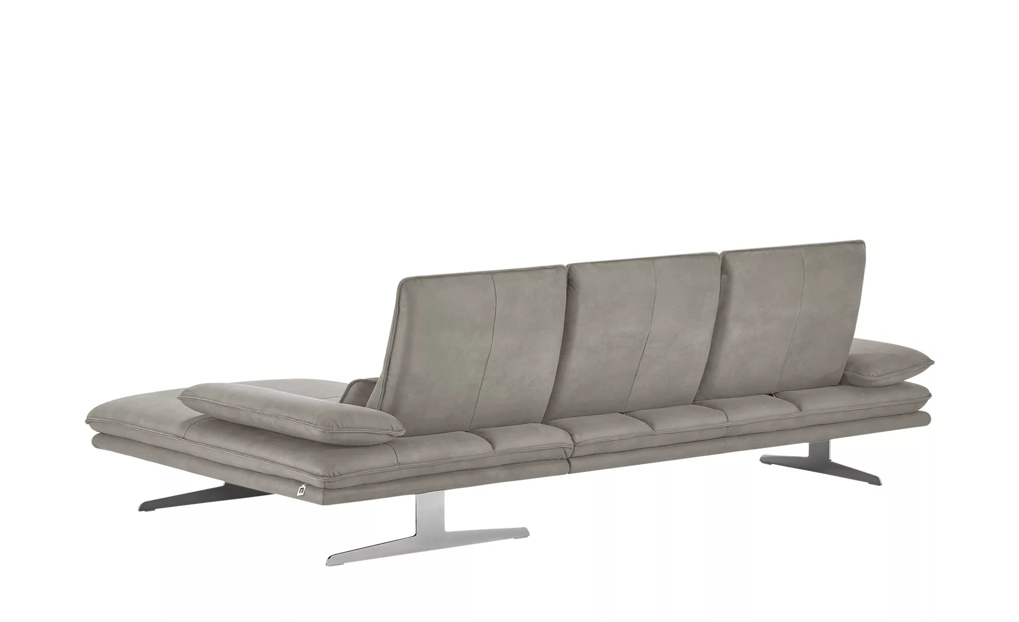 W.SCHILLIG Ecksofa aus Mikrofaser Broadway ¦ grau ¦ Maße (cm): B: 291 H: 94 günstig online kaufen