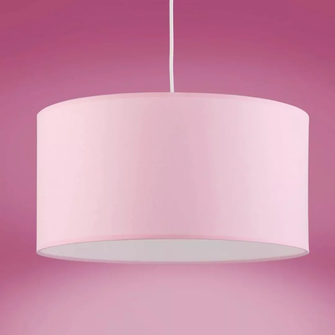 famlights | Pendelleuchte Melinda in Rosa E27 günstig online kaufen