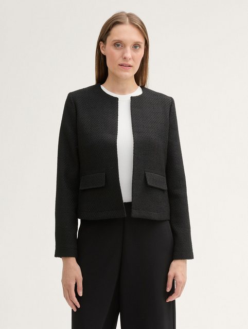 TOM TAILOR Jackenblazer Bouclé Blazer-Jacke günstig online kaufen