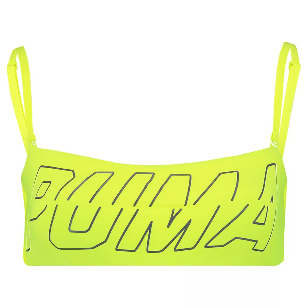 Puma Bandeau Bikini Oberteil L Neon Yellow günstig online kaufen