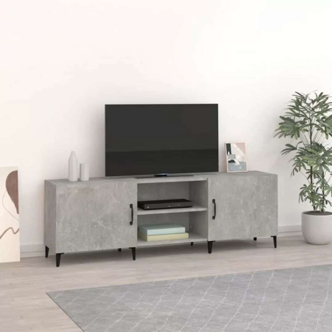 VidaXL TV-Schrank Betongrau 150x30x50 cm Holzwerkstoff  Modell 2 günstig online kaufen