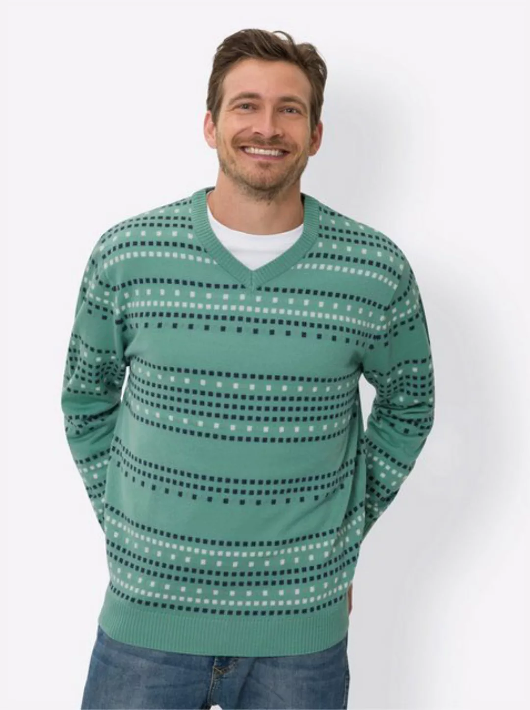 Sieh an! Strickpullover Rundhals-Pullover günstig online kaufen