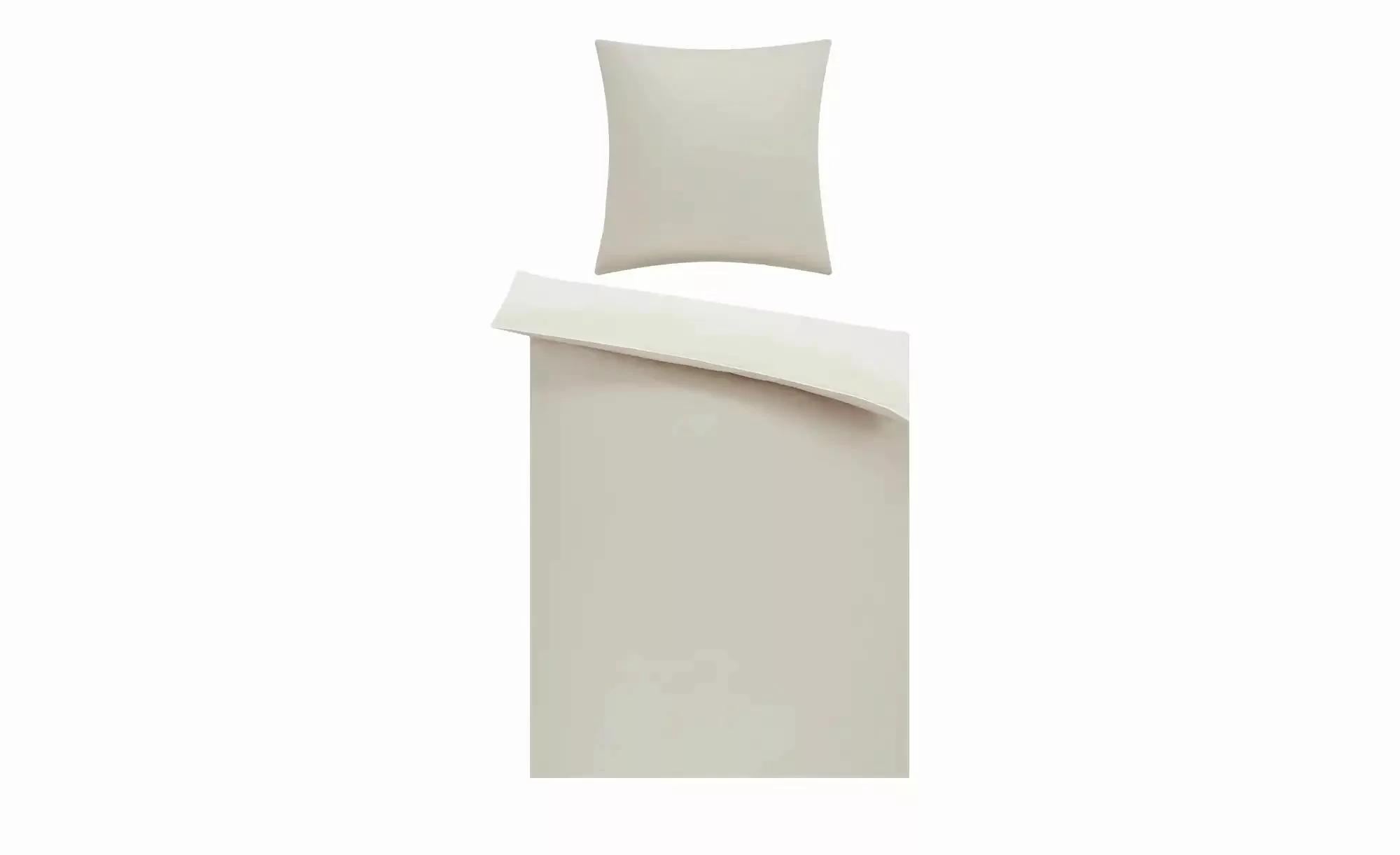 como Satin Wende-Bettwäsche  Satin Piping ¦ creme ¦ Maße (cm): B: 200 Bettw günstig online kaufen