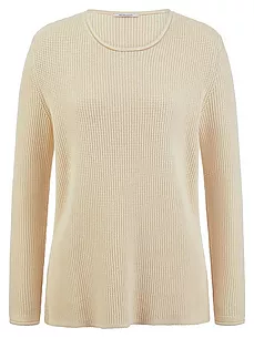 Rundhals-Pullover Peter Hahn weiss günstig online kaufen
