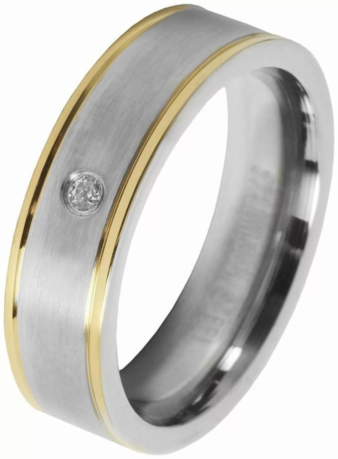AKZENT Fingerring Deep Breath aus Edelstahl, günstig online kaufen