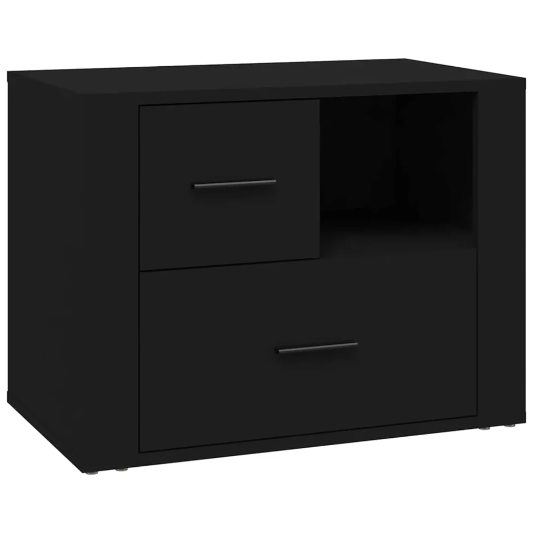 Vidaxl Nachttisch Schwarz 60x36x45 Cm Holzwerkstoff günstig online kaufen