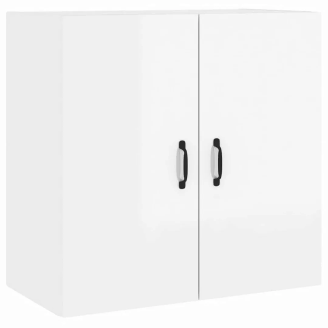 vidaXL Hängeschrank Wandschrank Hängeschrank Hochglanz-Weiß 60x31x60 cm Spa günstig online kaufen