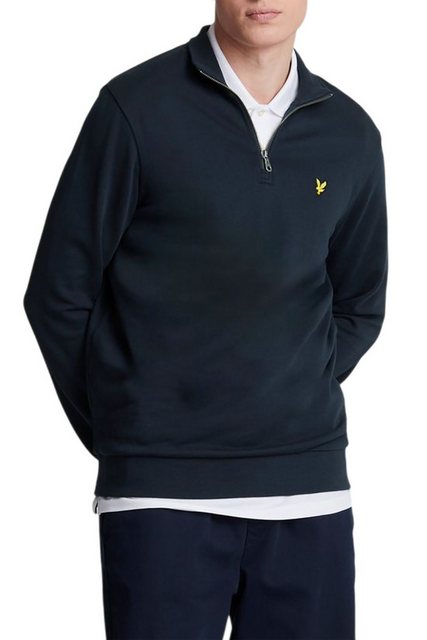 Lyle & Scott Sweatshirt Herren, 100% Baumwolle, 1/4 Zip günstig online kaufen