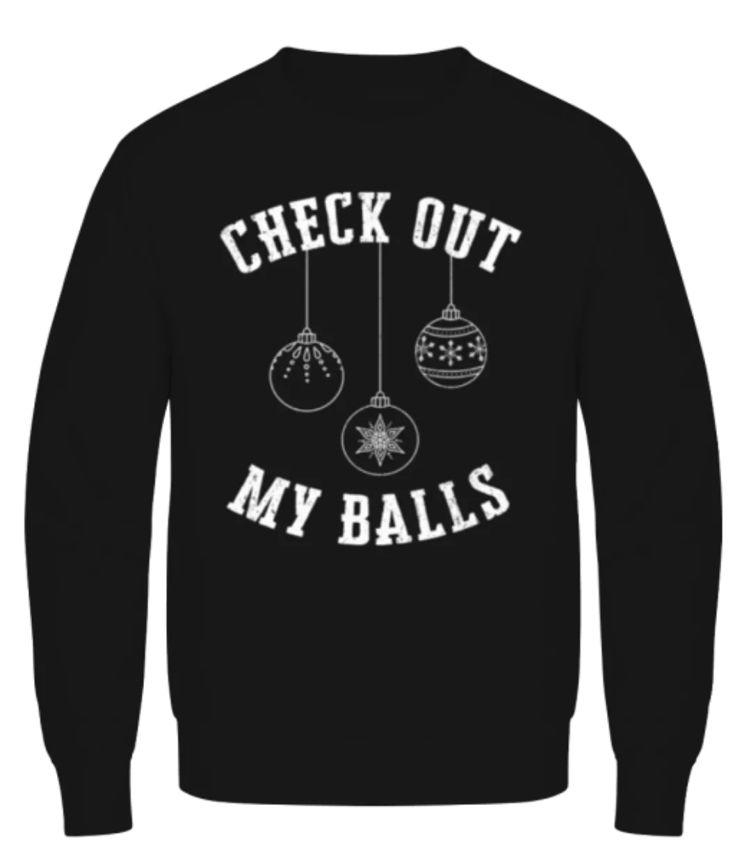 Check Out My Balls · Männer Pullover günstig online kaufen