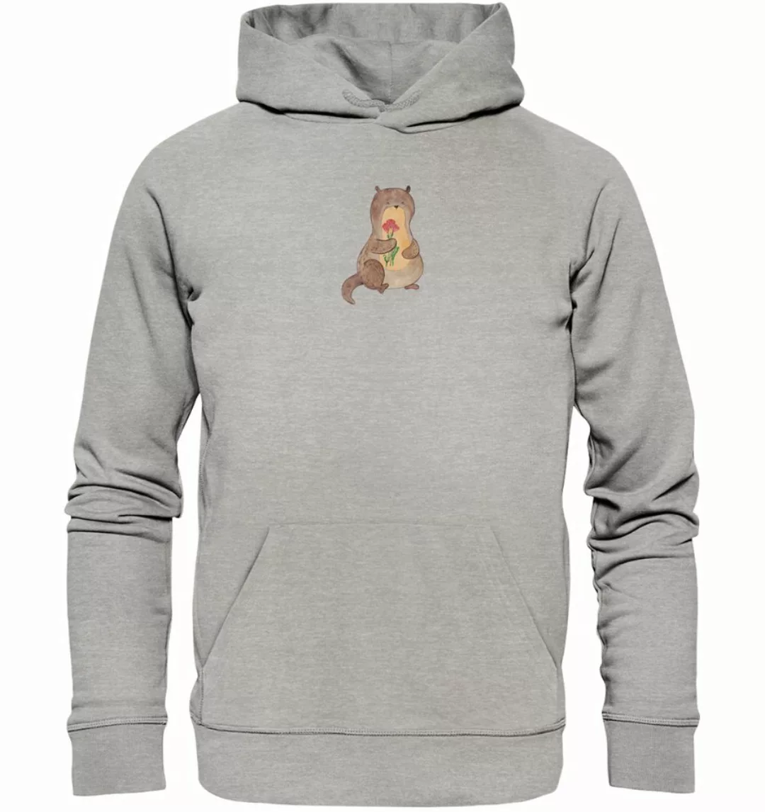 Mr. & Mrs. Panda Hoodie Größe XS Otter Blumenstrauß - Heather Grey - Gesche günstig online kaufen