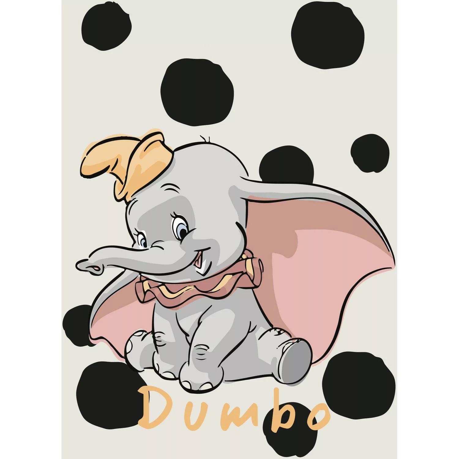 Komar Poster "Dumbo Dots", Disney, (1 St.), Kinderzimmer, Schlafzimmer, Woh günstig online kaufen