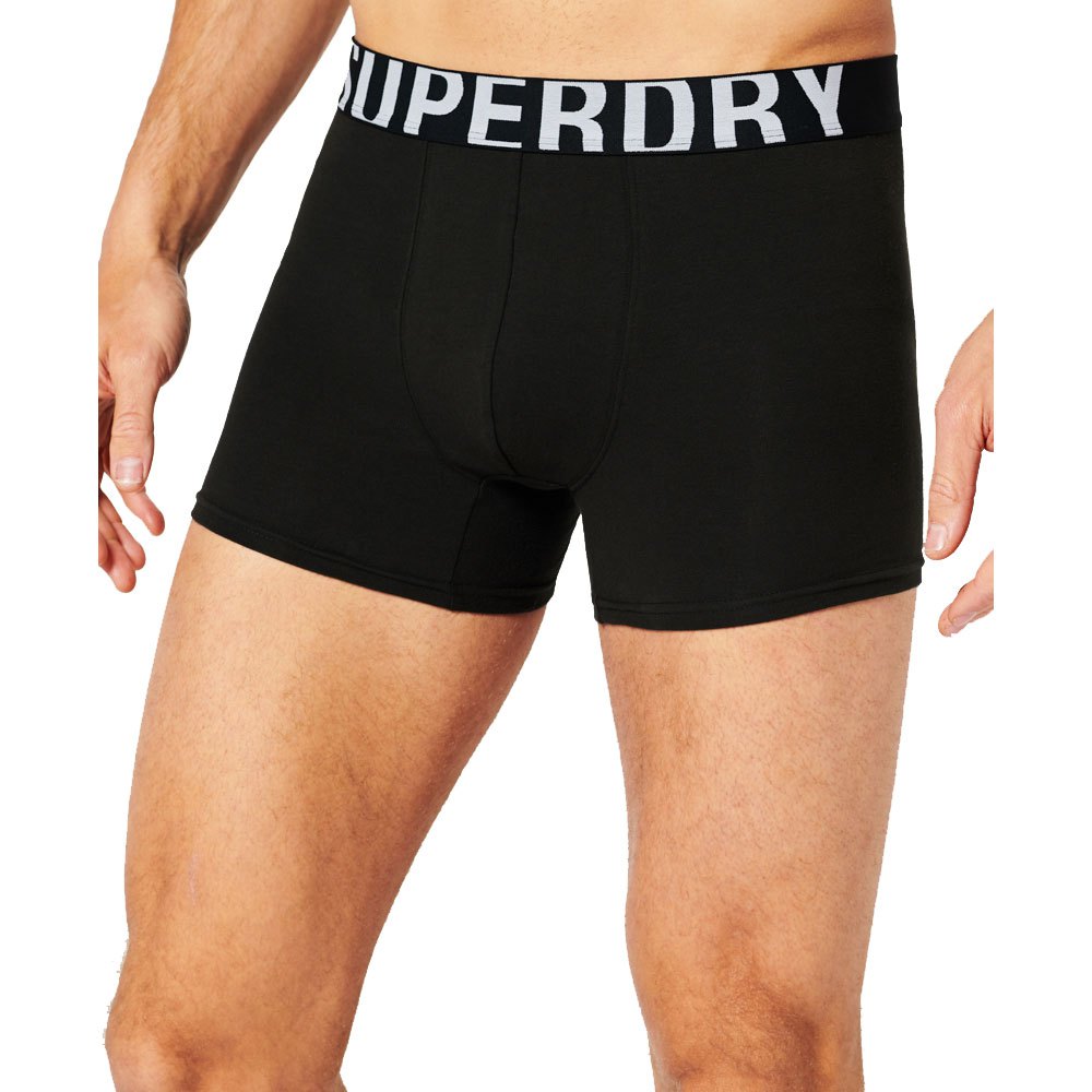 Superdry Dual Logo Doppelpack Koffer 2XL Black / Black Optic günstig online kaufen