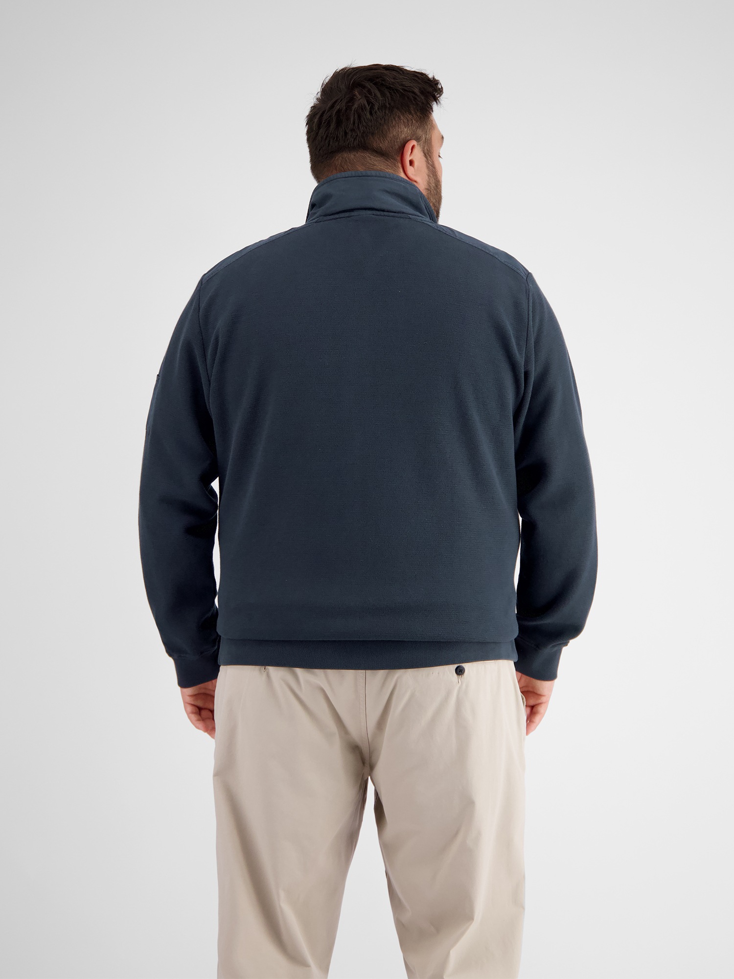 LERROS Sweatjacke "LERROS Sweatjacke mit Stehkragen" günstig online kaufen