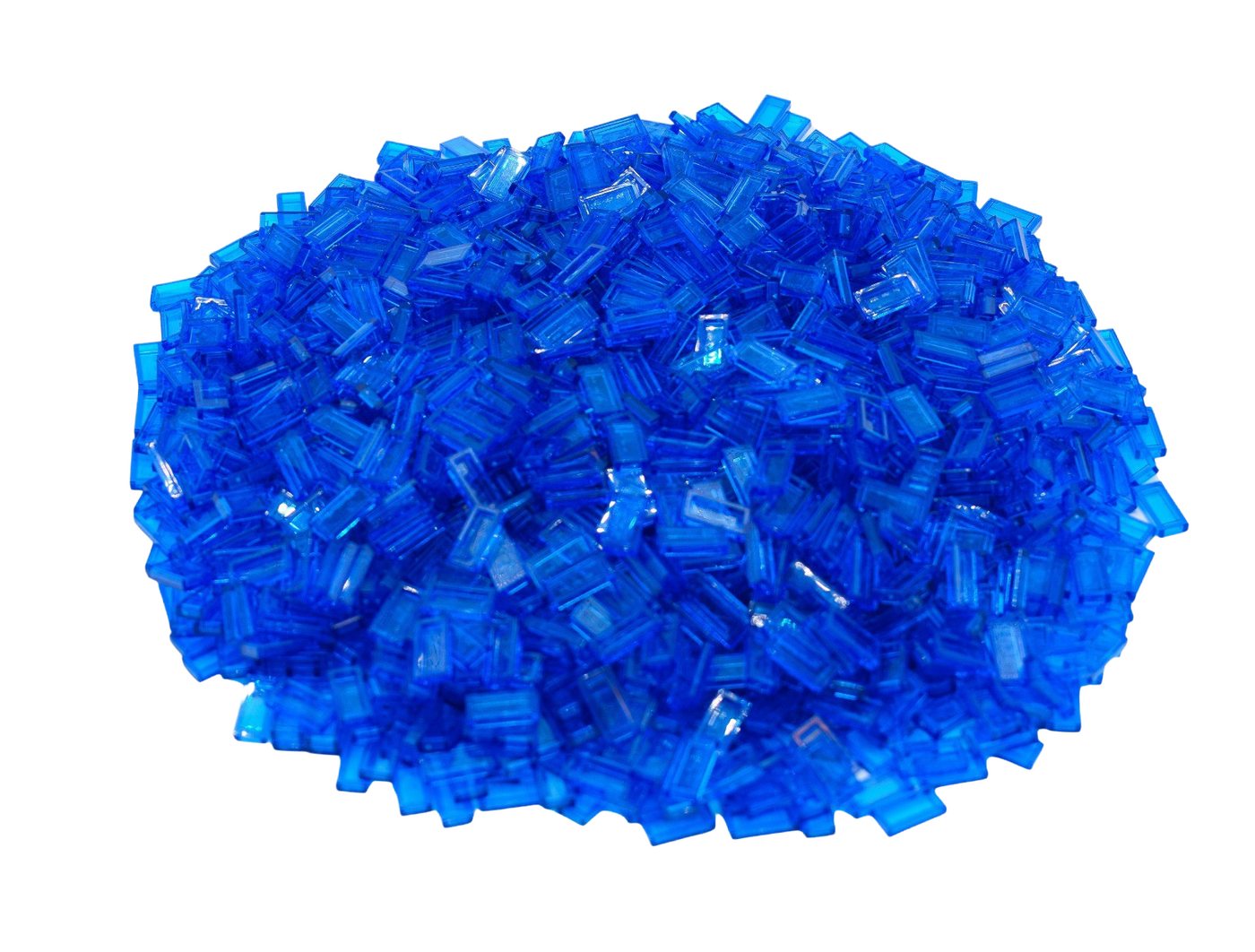 LEGO® Spielbausteine LEGO® 1x2 Fliesen Transparent Blau - 3069b NEU! Menge günstig online kaufen