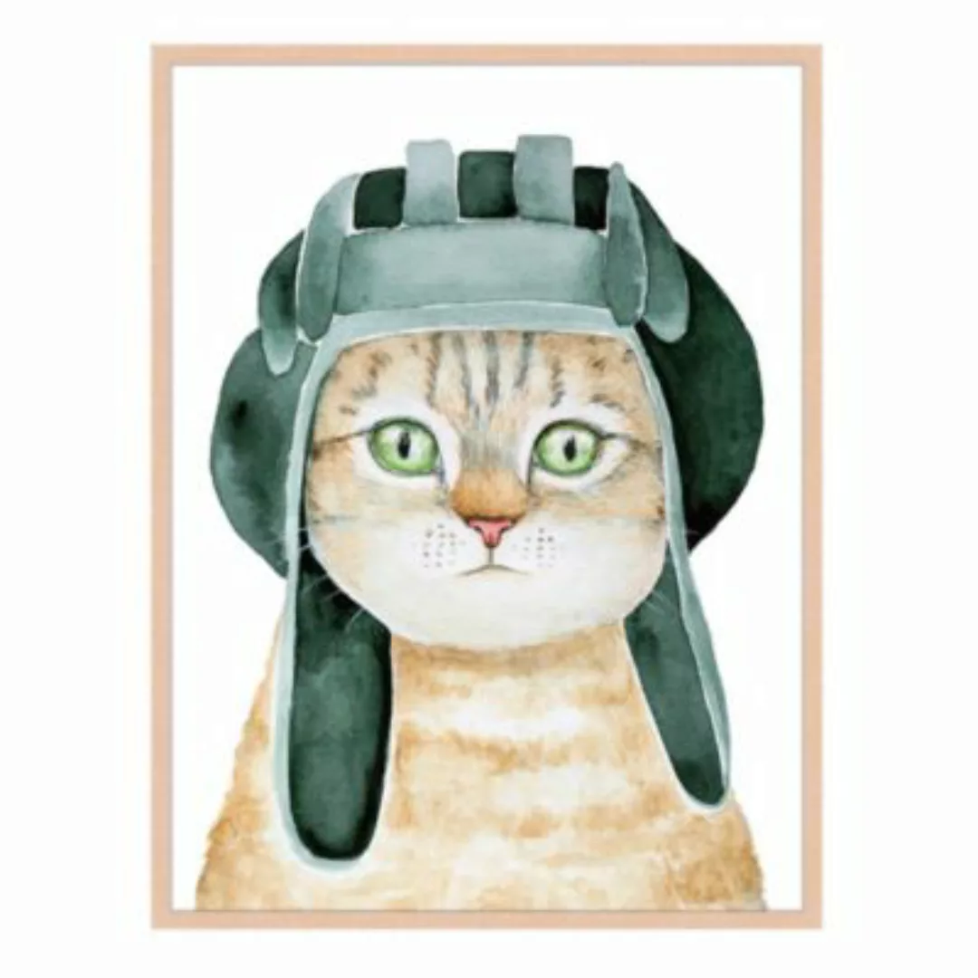 Milan Moon Wandbild Kätzchen beige Gr. 60 x 80 günstig online kaufen