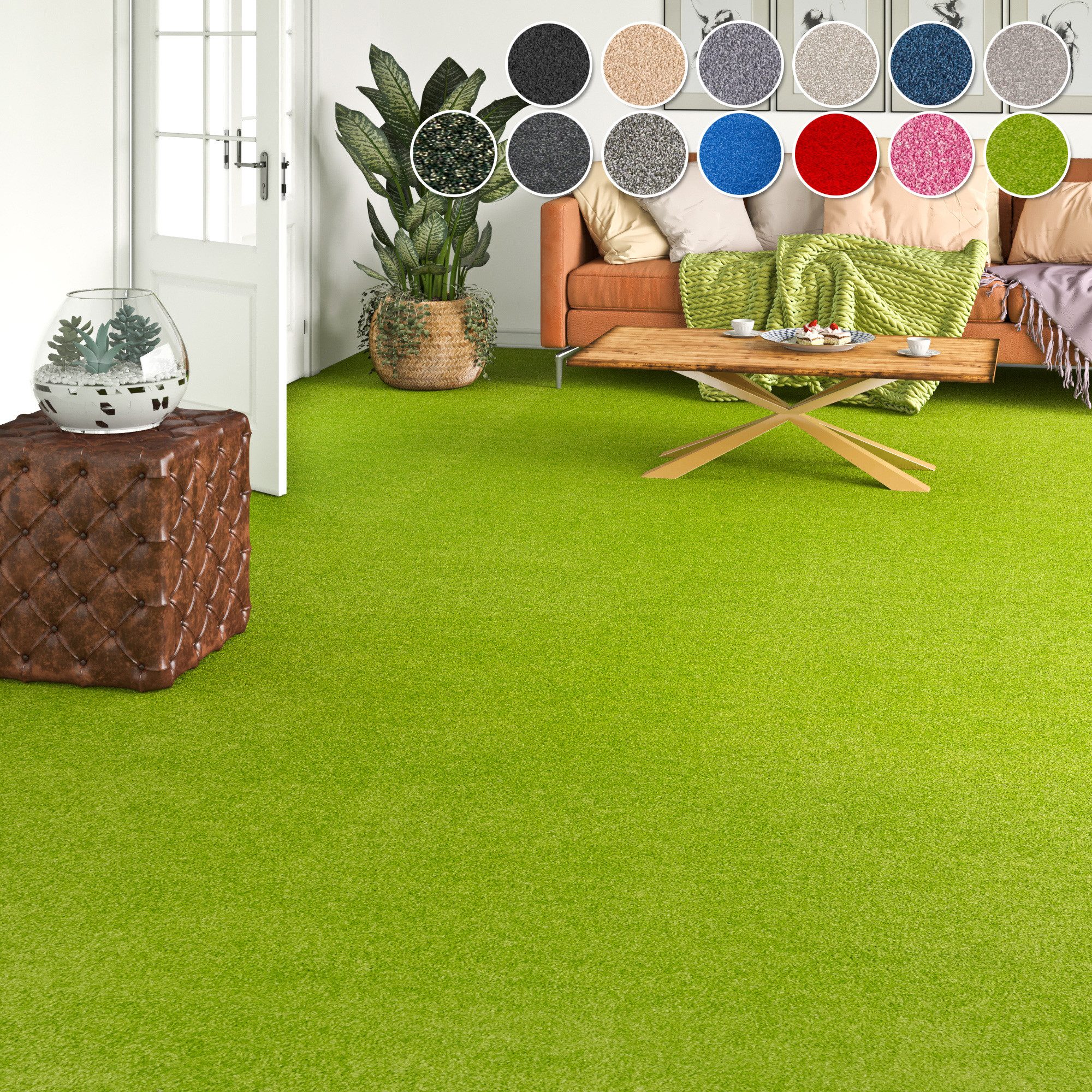 my home Teppichboden »Zephyra, Schlinge, Made in Netherlands«, rechteckig, günstig online kaufen