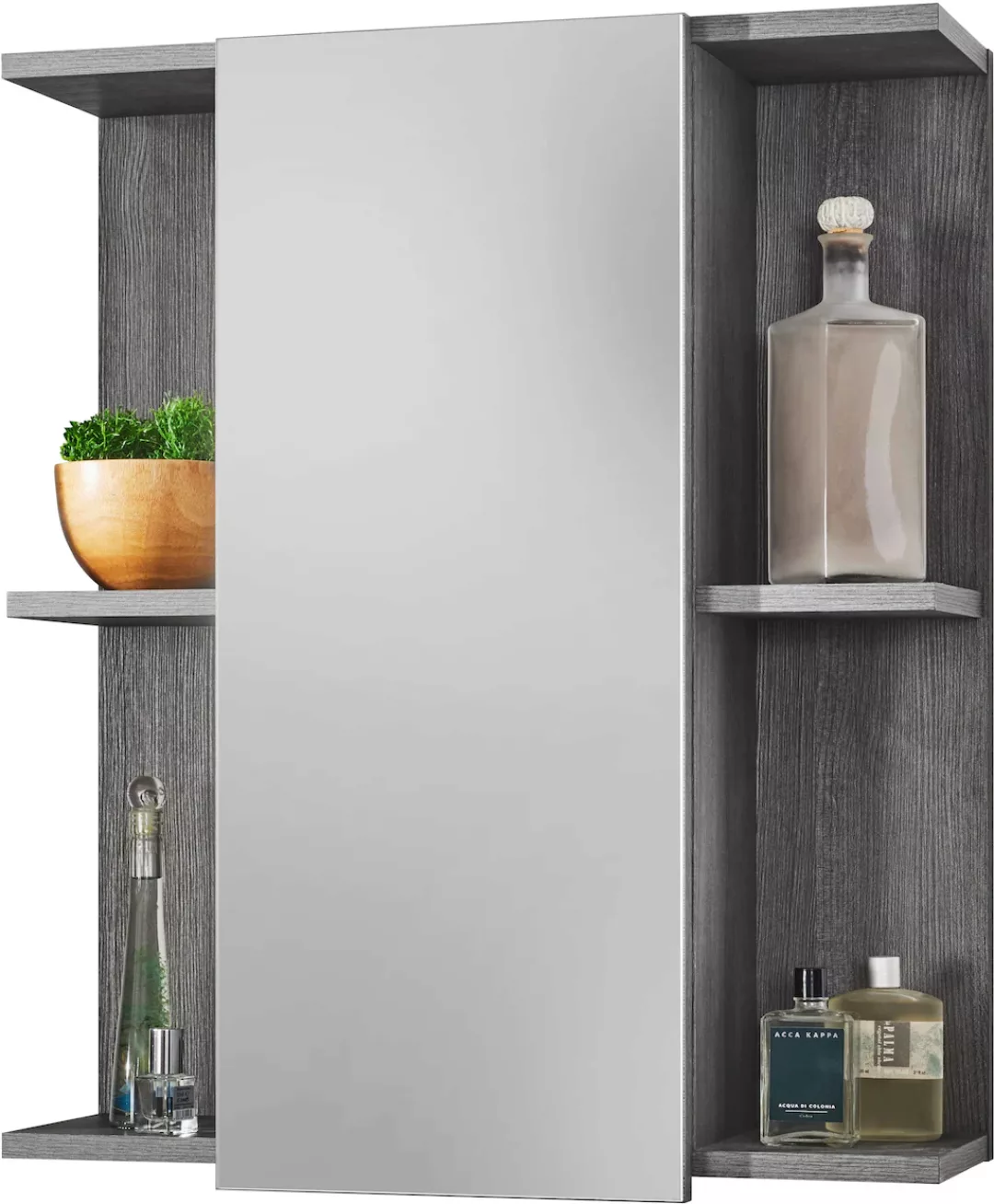 BASIC by Balculina Spiegelschrank "Silver,Badezimmerschrank BxHxT 60x70x20" günstig online kaufen