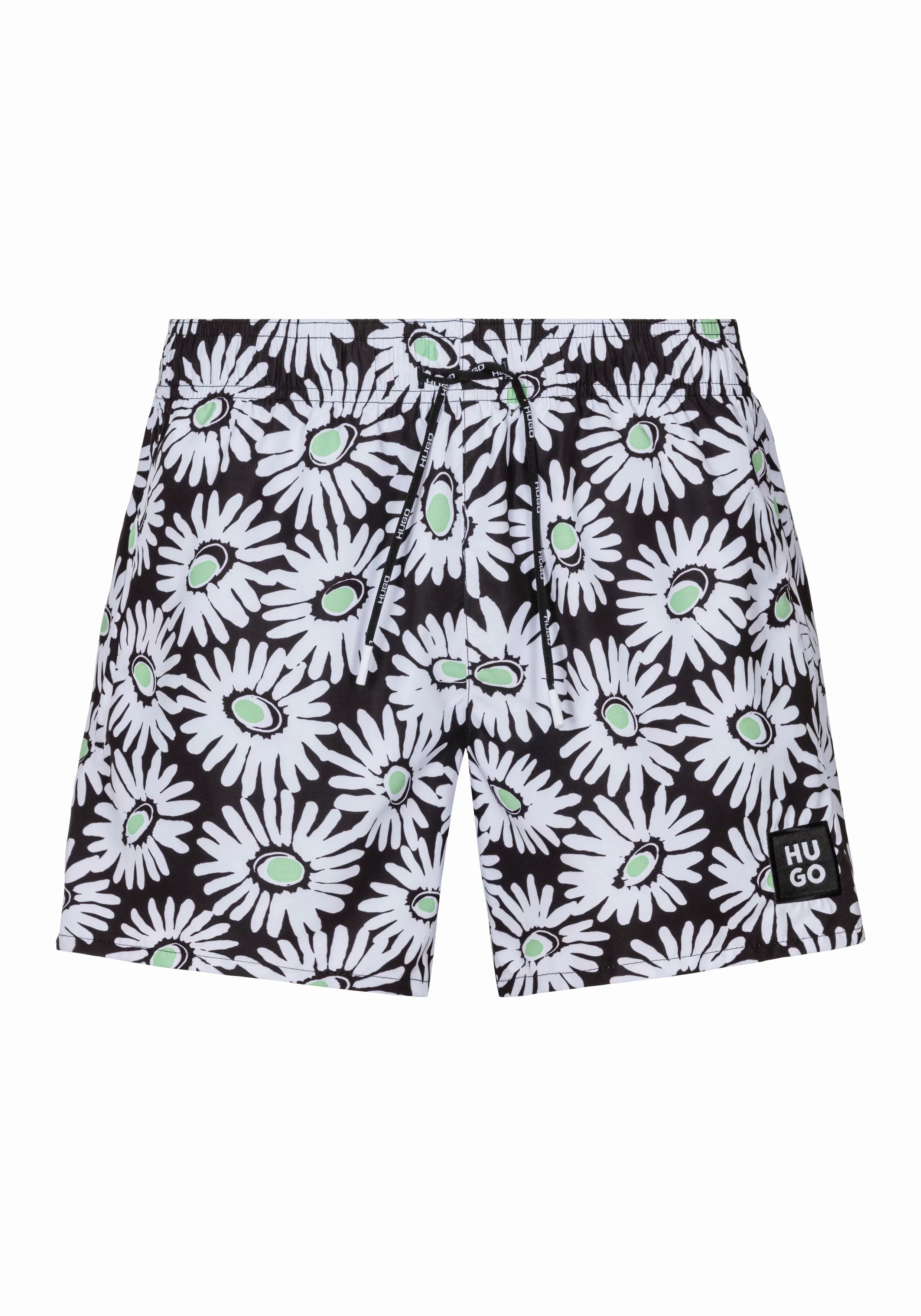 HUGO Badehose mit Allover-Print günstig online kaufen